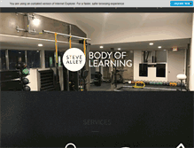 Tablet Screenshot of bodyoflearning.com